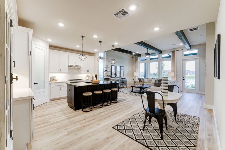 Representative furnished interior of a home built from the Messina by Beazer Homes in Bridgeland: Signature Collection, Cypress (Image 19).