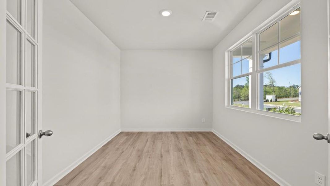 Spacious, unfurnished interior of a new home in Hamptons at Riverwood South, Dallas (Image 37).