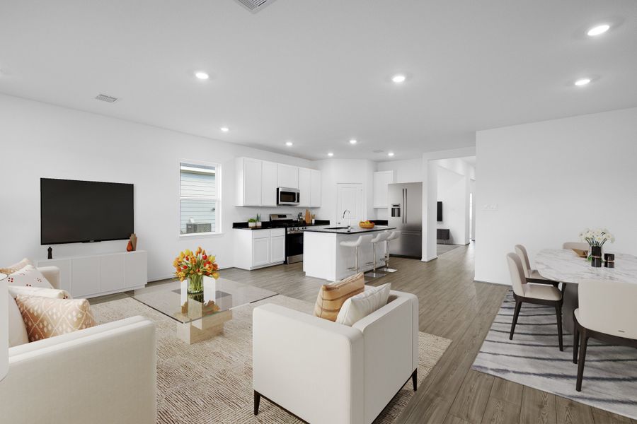 Furnished interior view inside a new home in Hockley Meadows, Hockley (Image 11).