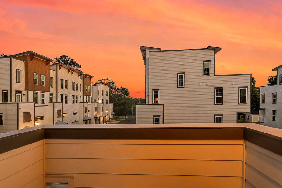 Exterior details and patio area of a home in , North Charleston (Image 3).