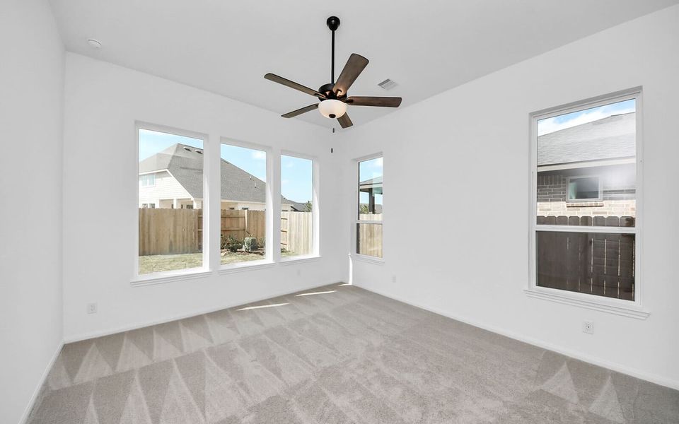 Representative unfurnished interior of a home built from the Wellesley by Brookfield Residential in 50' Traditional Homes at Elyson, Katy (Image 17). Representative unfurnished interior of a home built from the Wellesley by Brookfield Residential in 50' Traditional Homes at Elyson, Katy (Image 17).