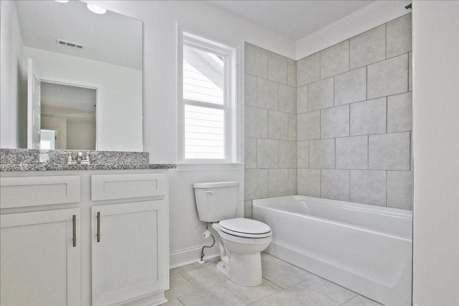 Furnished interior view inside a new home in Clark Farms, Flowery Branch (Image 9). Furnished interior view inside a new home in Clark Farms, Flowery Branch (Image 9).
