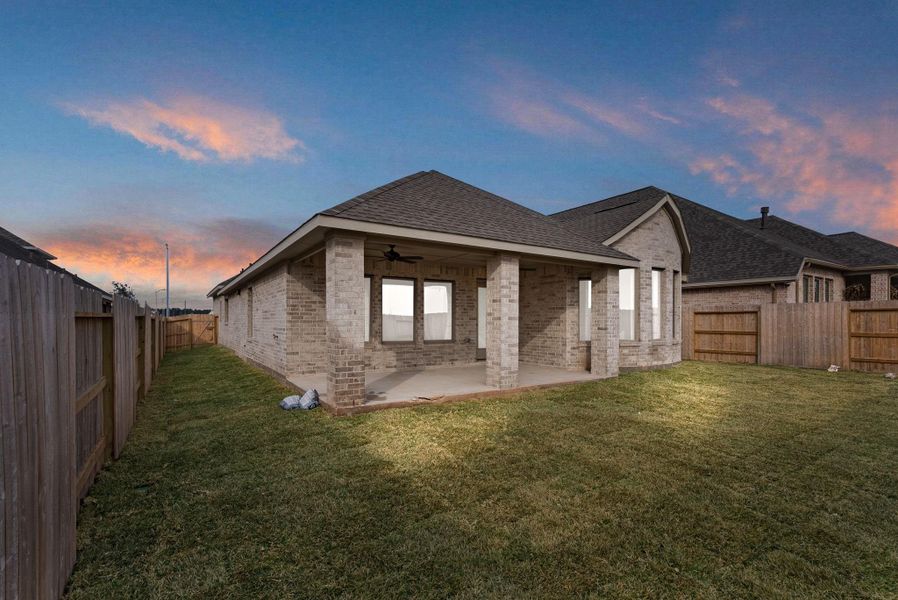Exterior details and patio area of a home in Escondido, Magnolia (Image 4).