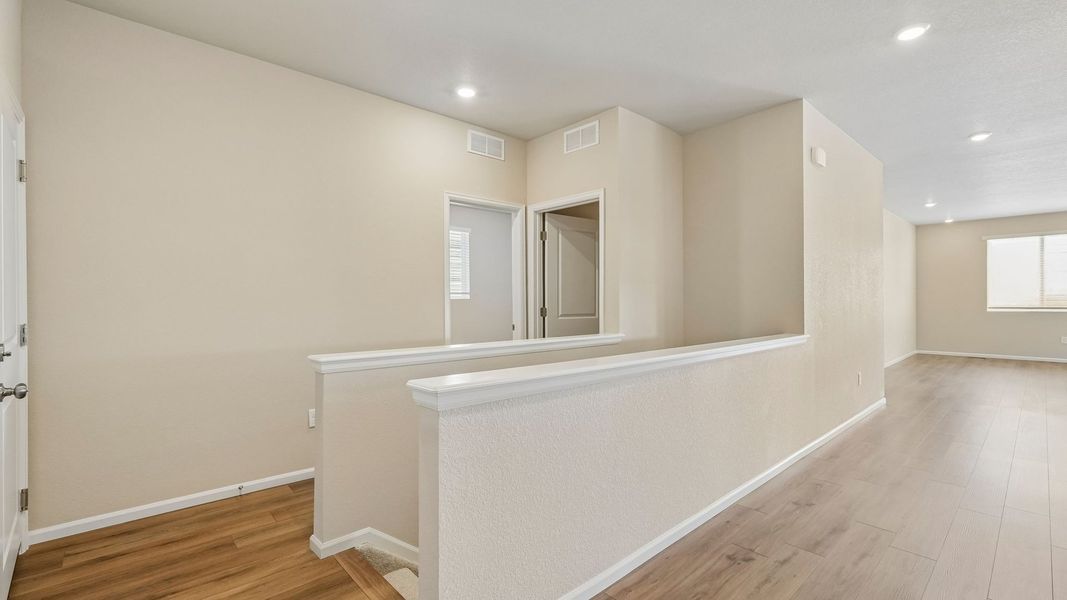 Spacious, unfurnished interior of a new home in Banning Lewis Ranch, Colorado Springs (Image 23). Spacious, unfurnished interior of a new home in Banning Lewis Ranch, Colorado Springs (Image 23).