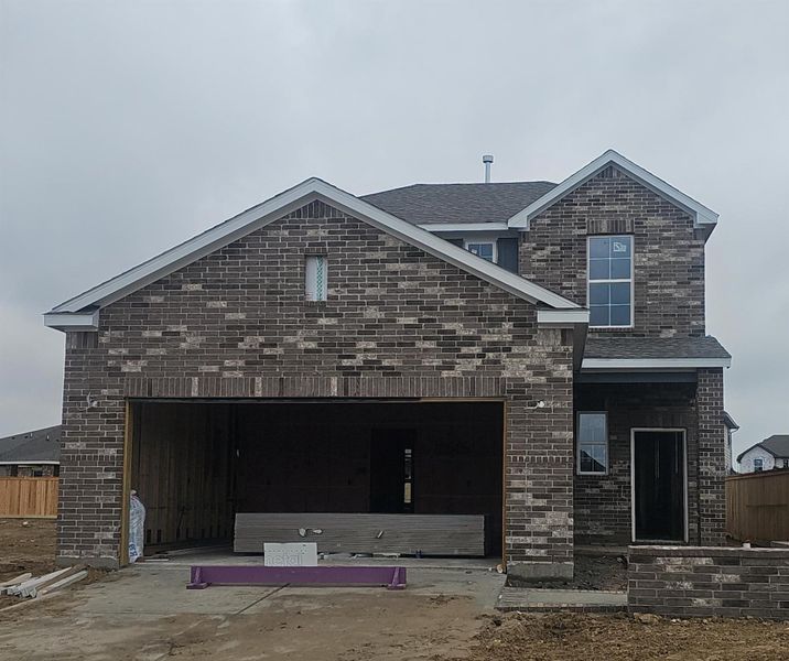In-progress construction of a new home in Creekland Village at Bridgeland, Cypress, TX (Image 19).