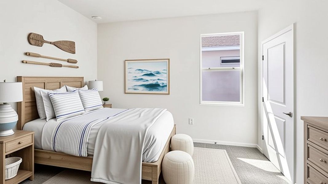 Furnished interior view inside a new home in Mockingbird Reserve at Winding Oaks, Ocala (Image 6).