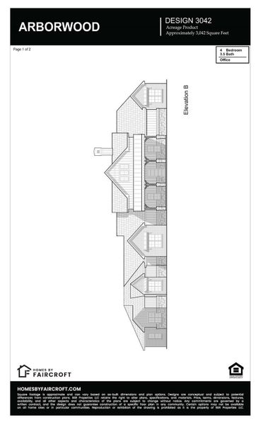 Exterior rendering of this home design in Arborwood, Waller, TX (Image 2). Exterior rendering of this home design in Arborwood, Waller, TX (Image 2).