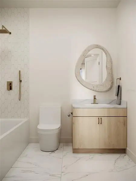 Furnished interior view inside a new home in , St. Petersburg (Image 5).