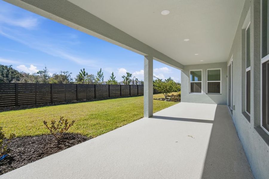 Exterior details and patio area of a home in Firethorn, Parrish (Image 2). Exterior details and patio area of a home in Firethorn, Parrish (Image 2).