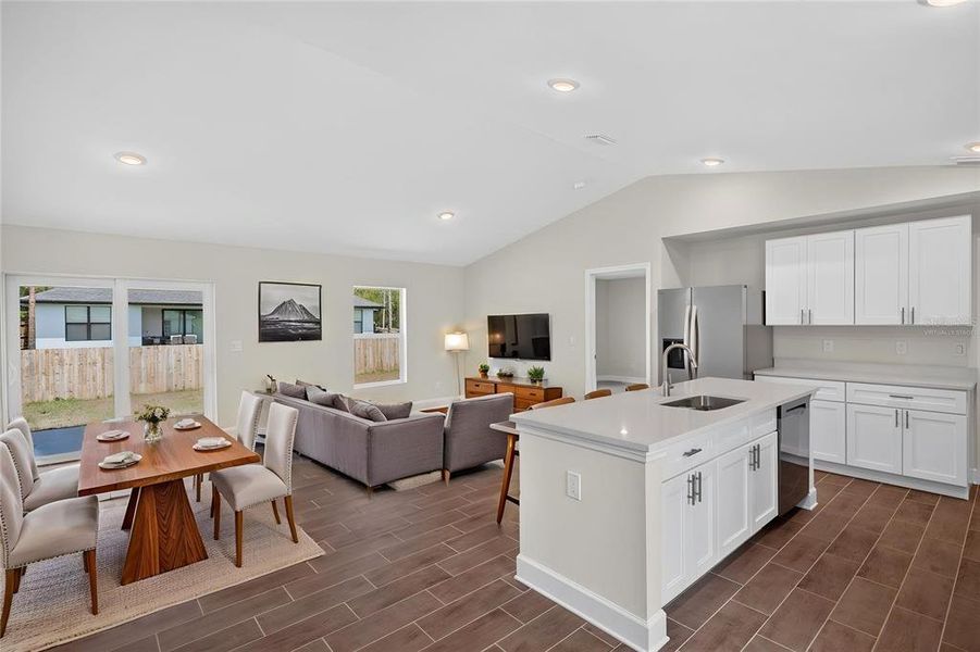 Furnished interior view inside a new home in , Port Charlotte (Image 13). Furnished interior view inside a new home in , Port Charlotte (Image 13).