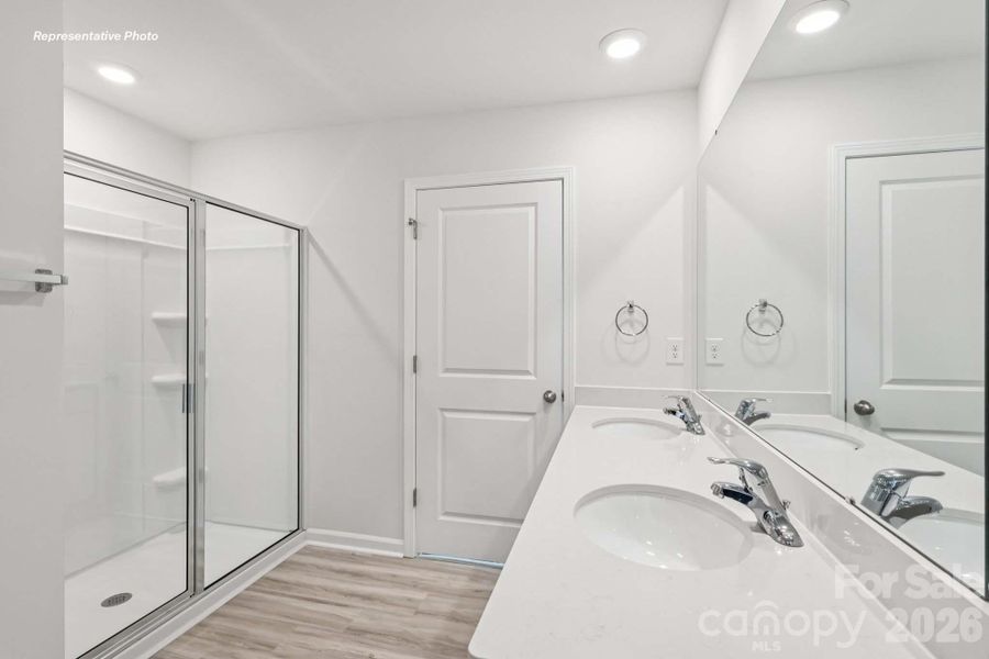 Furnished interior view inside a new home in The Falls at Newton, Newton (Image 3).