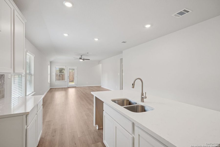 Furnished interior view inside a new home in Royal Crest, San Antonio (Image 10). Furnished interior view inside a new home in Royal Crest, San Antonio (Image 10).