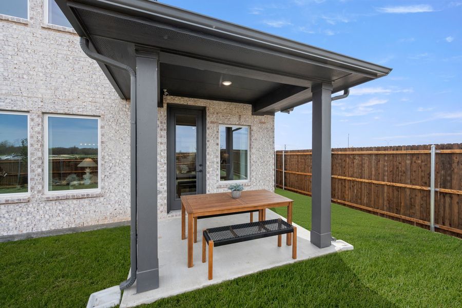 Representative exterior details of a home built from the Hero by Rockwell Homes in Creekside, Royse City (Image 43). Representative exterior details of a home built from the Hero by Rockwell Homes in Creekside, Royse City (Image 43).