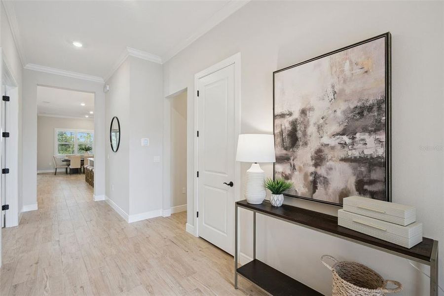 Furnished interior view inside a new home in Del Webb Sunbridge, St. Cloud (Image 10). Furnished interior view inside a new home in Del Webb Sunbridge, St. Cloud (Image 10).