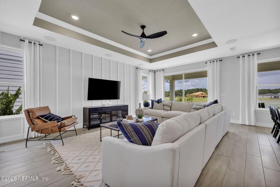 Furnished interior view inside a new home in Double Branch, Middleburg (Image 17).