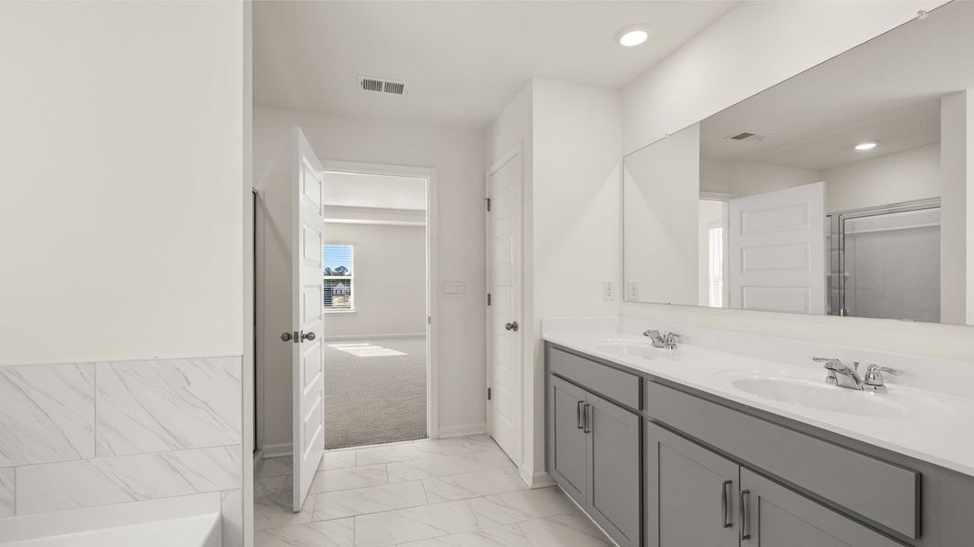 Furnished interior view inside a new home in The Abbey at Trolley Run Station, Aiken (Image 13).