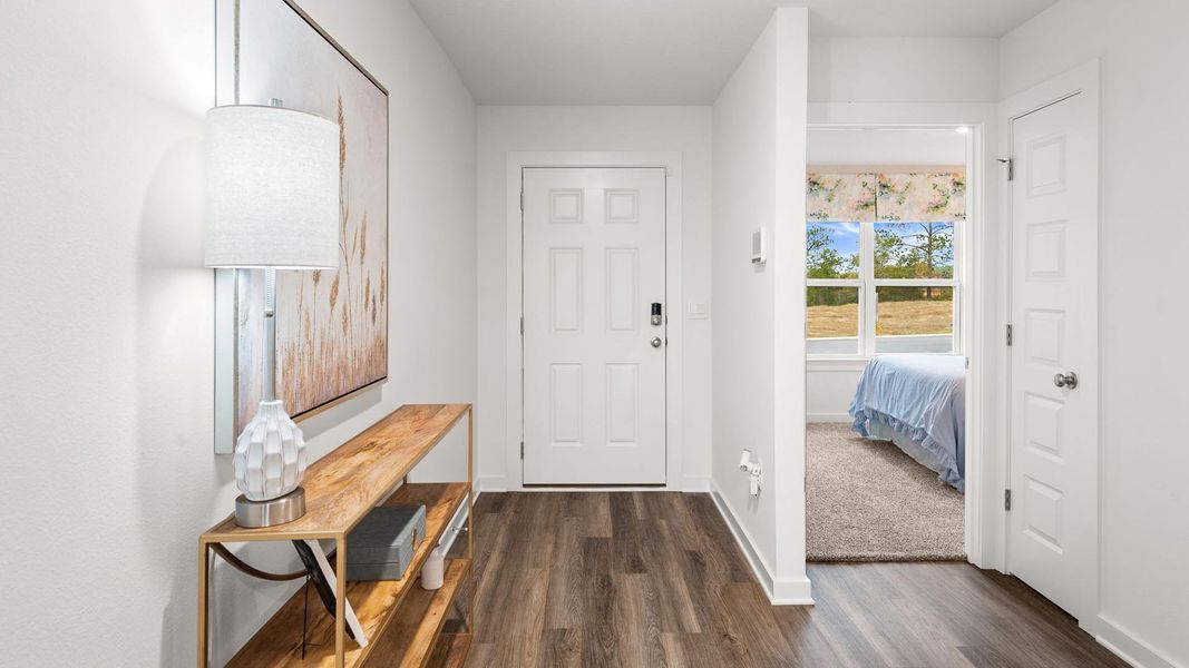 Furnished interior view inside a new home in Magnolia at the Bluffs Phase 3, Freeport (Image 5).