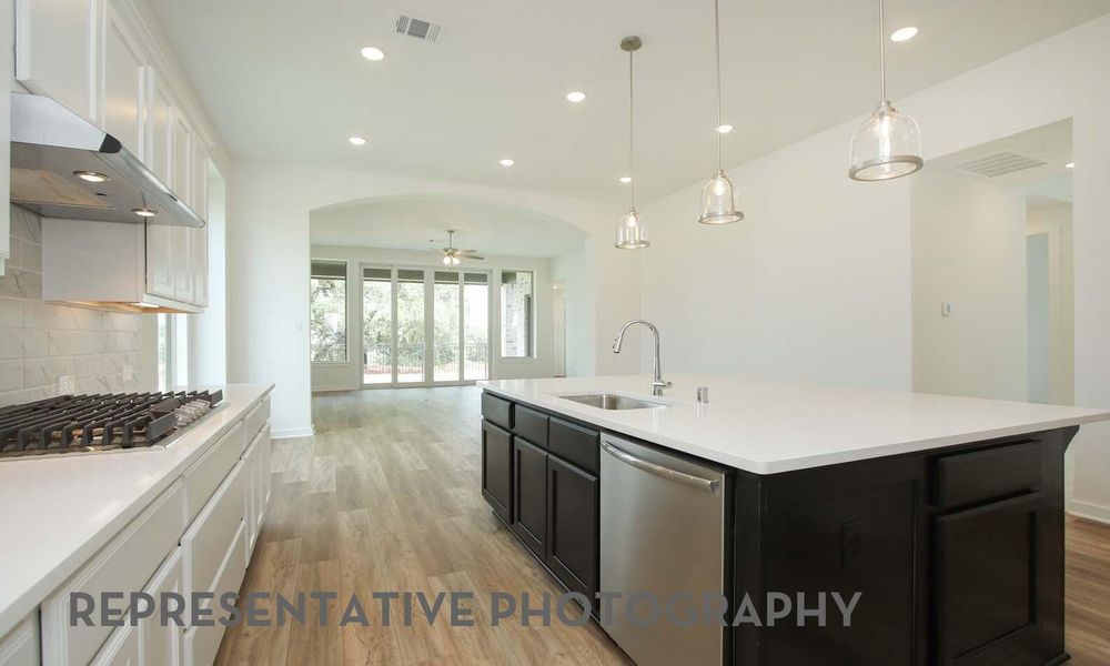 Furnished interior view inside a new home in Two Step Farm, Montgomery (Image 2).