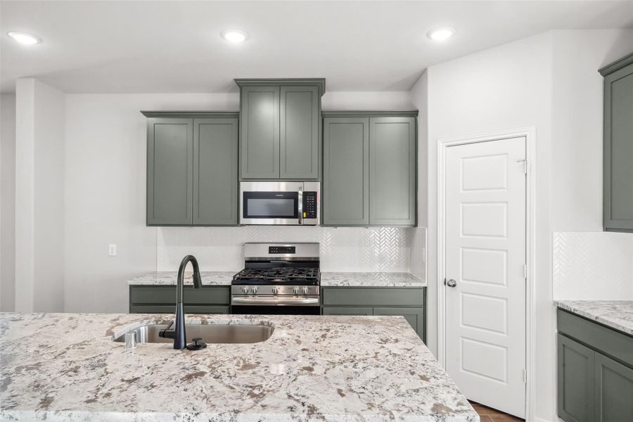 Furnished interior view inside a new home in Rates starting as low as, Iowa Colony (Image 12).