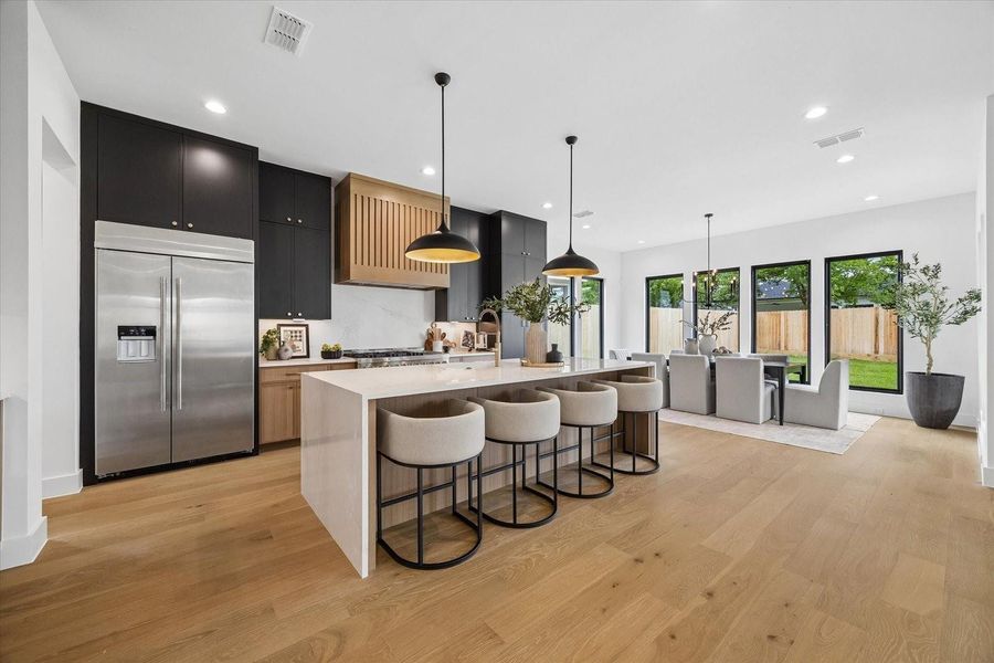 Furnished interior view inside a new home in , Houston (Image 6).
