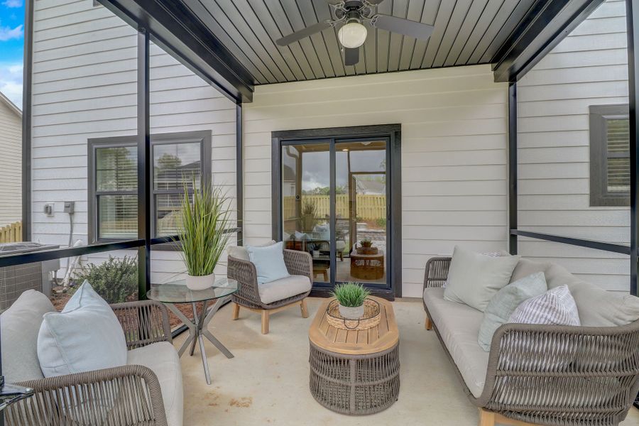Representative furnished interior of a home built from the Brantley II by Great Southern Homes in Collins Cove, Chapin (Image 69).