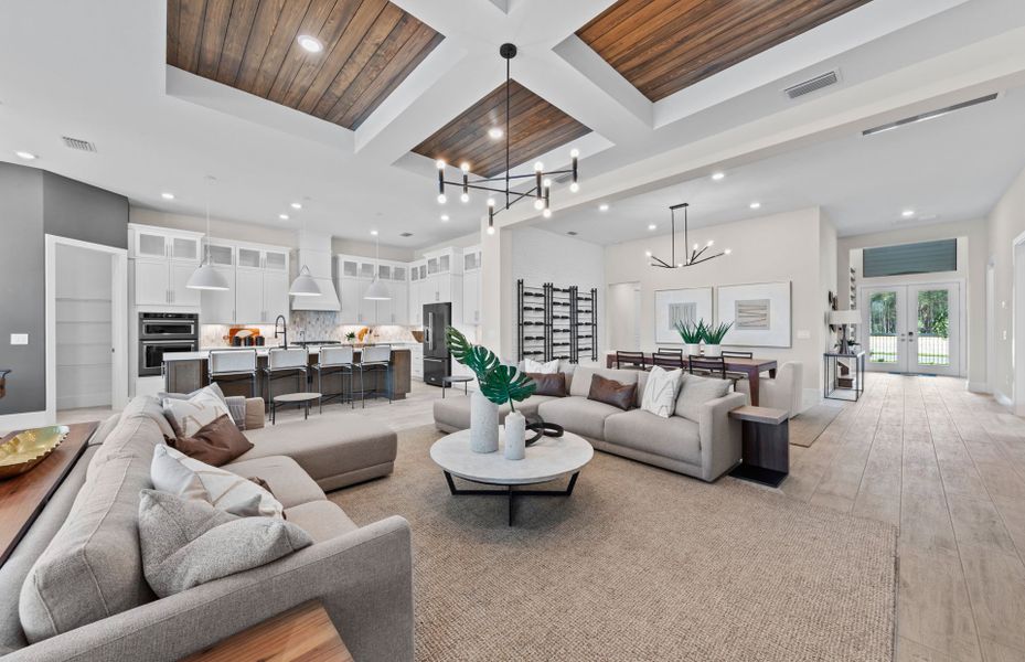 Representative furnished interior of a home built from the Layton by DiVosta in Amara, Lake Worth (Image 9). Representative furnished interior of a home built from the Layton by DiVosta in Amara, Lake Worth (Image 9).