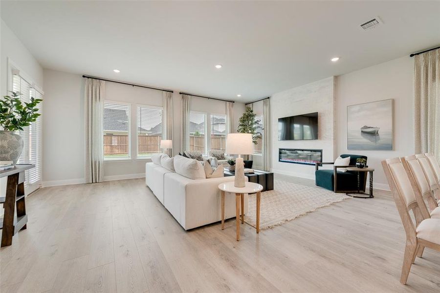 Furnished interior view inside a new home in Bayside, Rowlett (Image 17).