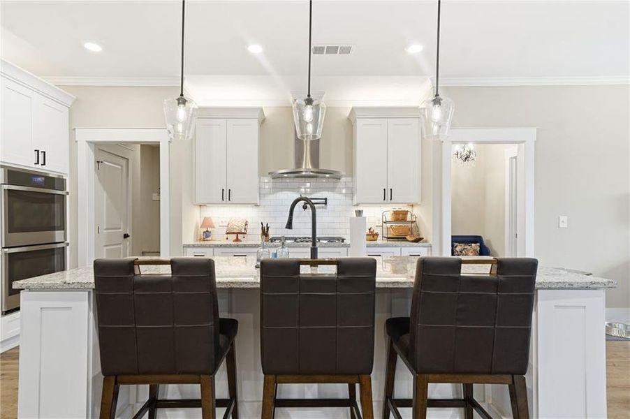 Furnished interior view inside a new home in , Canton (Image 10).