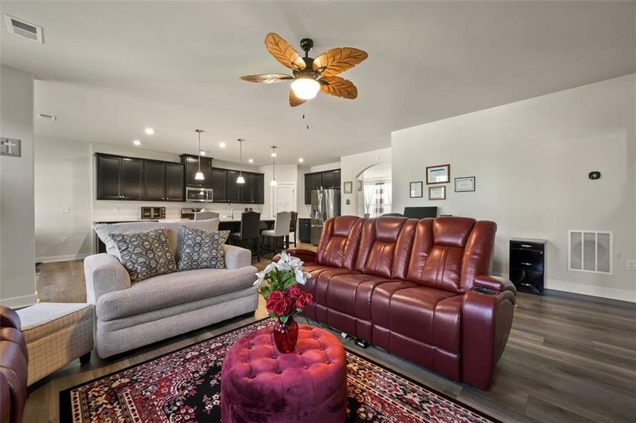 Furnished interior view inside a new home in , Locust Grove (Image 26).
