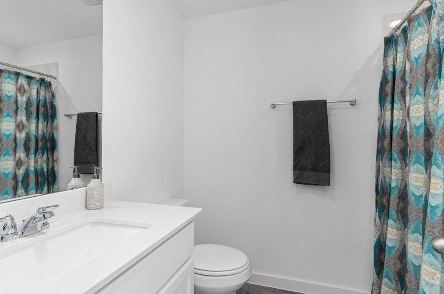 Furnished interior view inside a new home in Emberly, Beasley (Image 19).