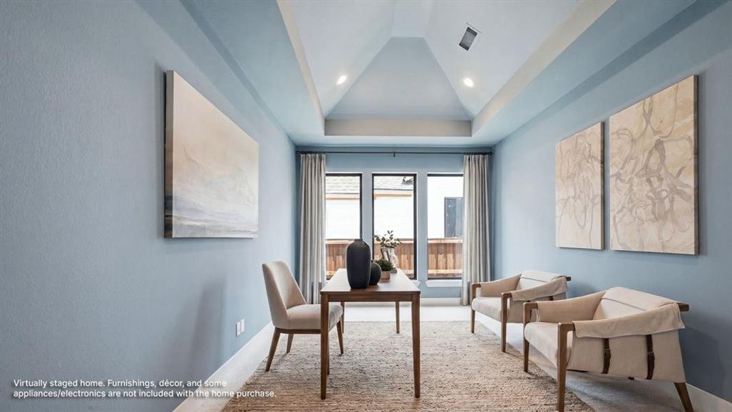 Furnished interior view inside a new home in Adkins Park, Hurst (Image 8). Furnished interior view inside a new home in Adkins Park, Hurst (Image 8).