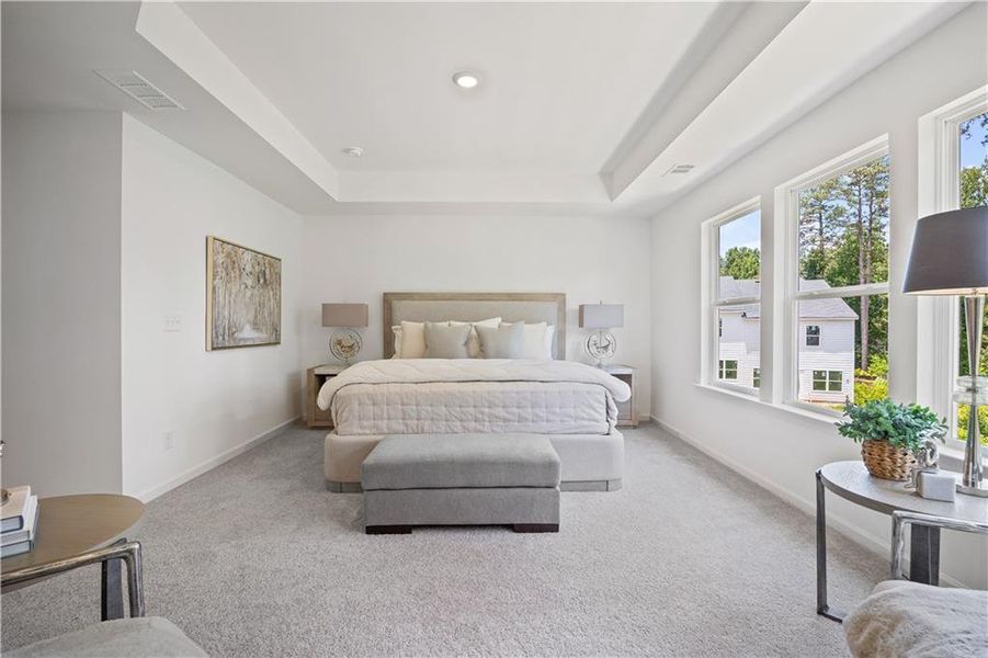Furnished interior view inside a new home in Old Salem Crossing, Conyers (Image 11).