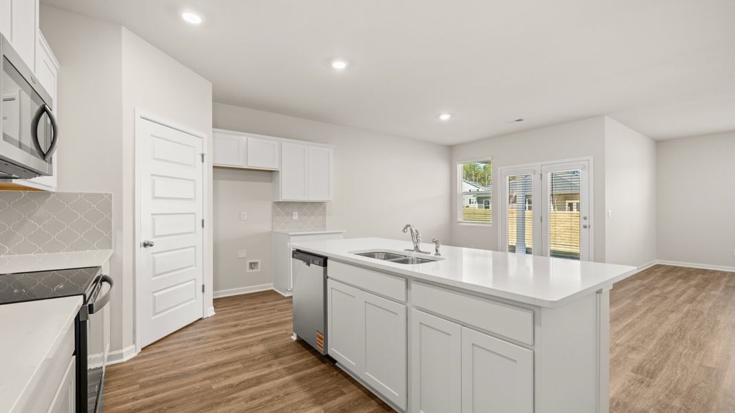 Representative furnished interior of a home built from the Celia by D.R. Horton in Oakchase at Hampton, Hampton (Image 6).