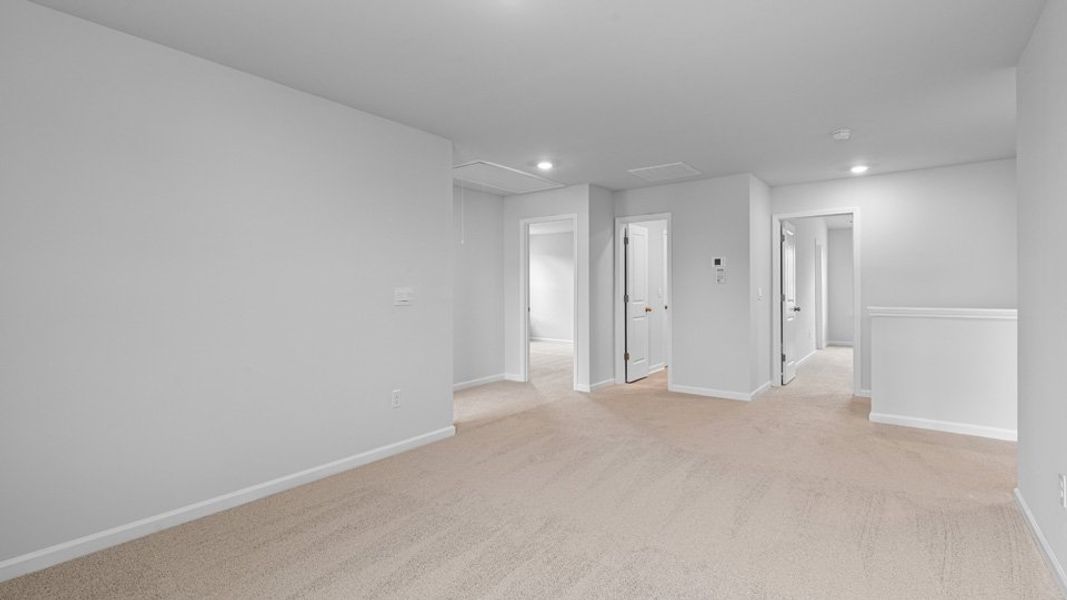 Spacious, unfurnished interior of a new home in The Reserve at Stoney Creek, Whitsett (Image 17).