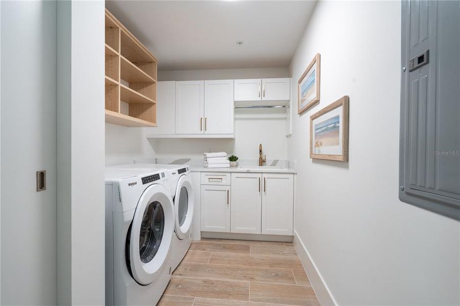 Furnished interior view inside a new home in , Sarasota (Image 37).