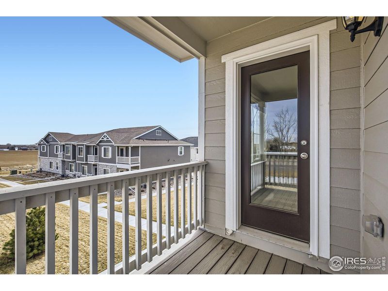 Exterior details and patio area of a home in Johnstown Village, Johnstown (Image 4).
