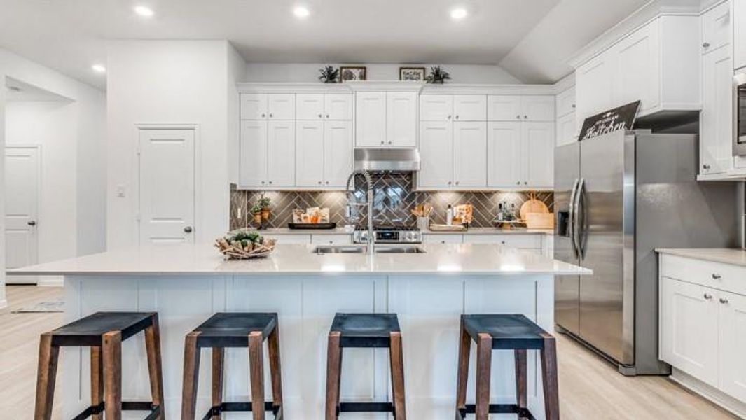 Pics are not of actual home.  They are a representative of a home of the same floor plan