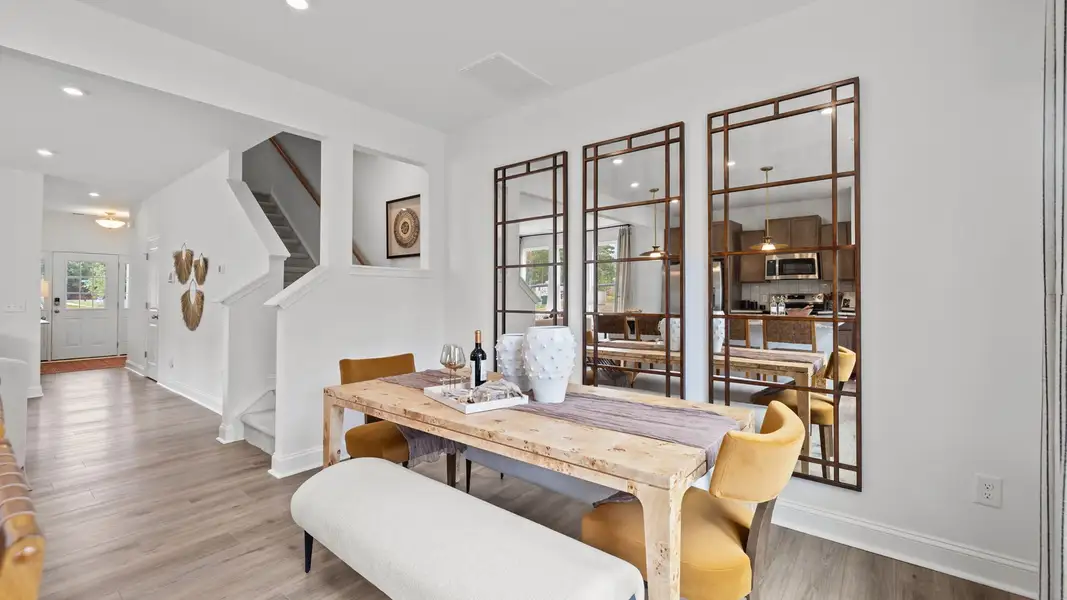 Furnished interior view inside a new home in Leigh Park, Charlotte (Image 11).