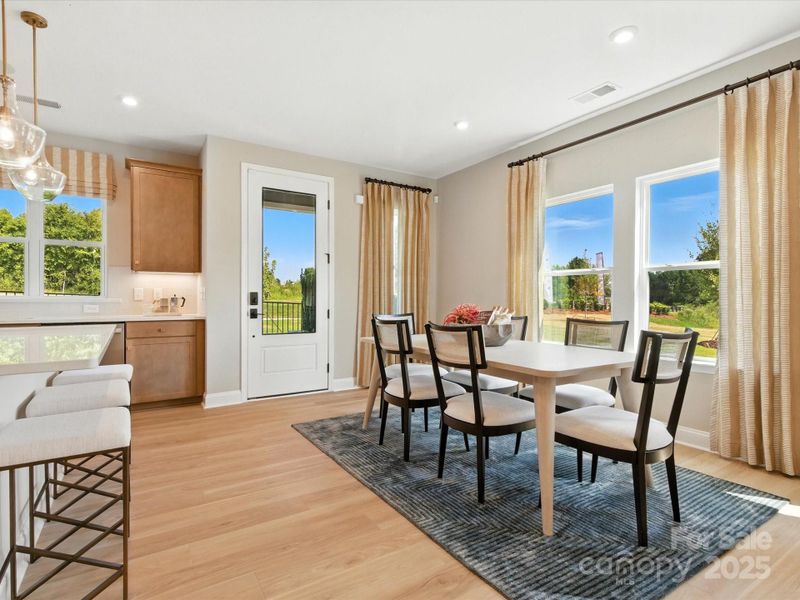Dining space bathed in natural light. *Model Photos | Orientation and structural selections may vary. Dining space bathed in natural light. *Model Photos | Orientation and structural selections may vary.