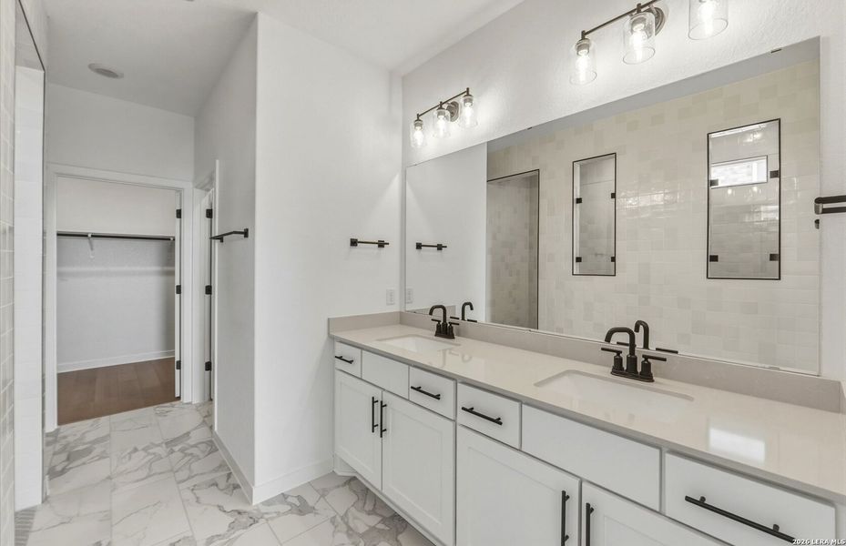 Furnished interior view inside a new home in , New Braunfels (Image 12).