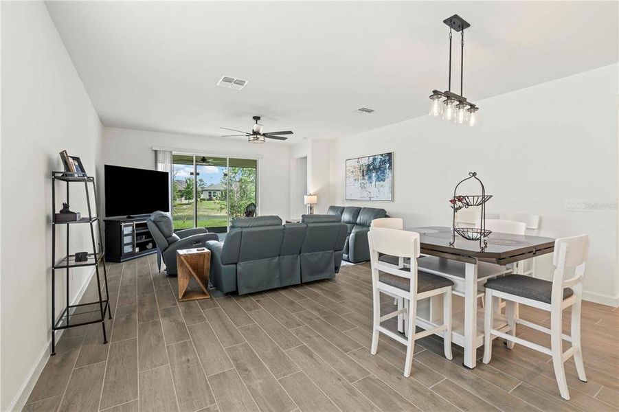 Furnished interior view inside a new home in Angeline Active Adult, Land O' Lakes (Image 11). Furnished interior view inside a new home in Angeline Active Adult, Land O' Lakes (Image 11).