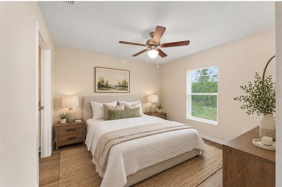 Furnished interior view inside a new home in , Dunnellon (Image 5).