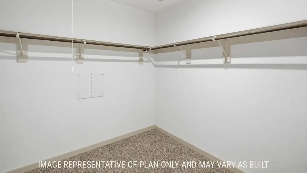 Representative unfurnished interior of a home built from the Texas Cali by D.R. Horton in Woodland Park, Beaumont (Image 23).