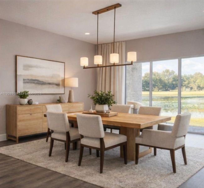 Furnished interior view inside a new home in , Sebring (Image 34).