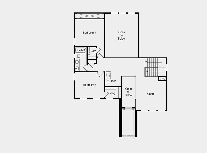 2D floor plan layout for the Duval by Taylor Morrison in Turners Crossing, Austin, TX (Image 4). 2D floor plan layout for the Duval by Taylor Morrison in Turners Crossing, Austin, TX (Image 4).