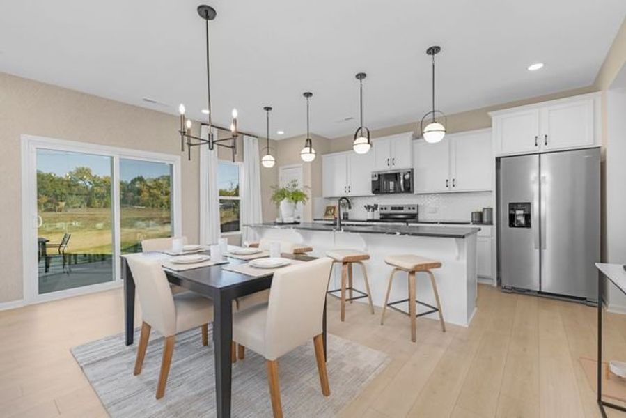 Representative furnished interior of a home built from the Alder by True Homes in Shay Crossing, Salisbury (Image 8).
