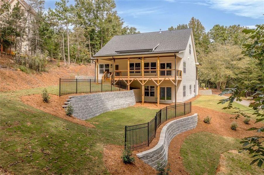 Exterior details and patio area of a home in , Gainesville (Image 3).