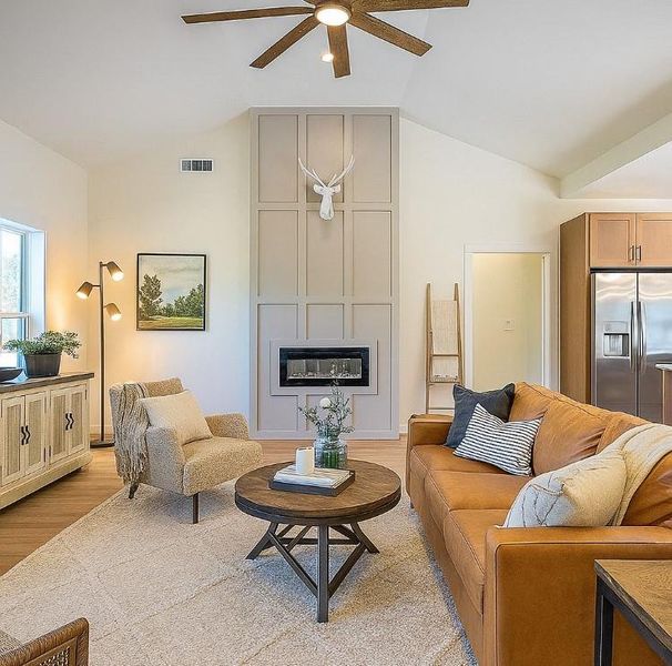 Furnished interior view inside a new home in , Cedartown (Image 16).