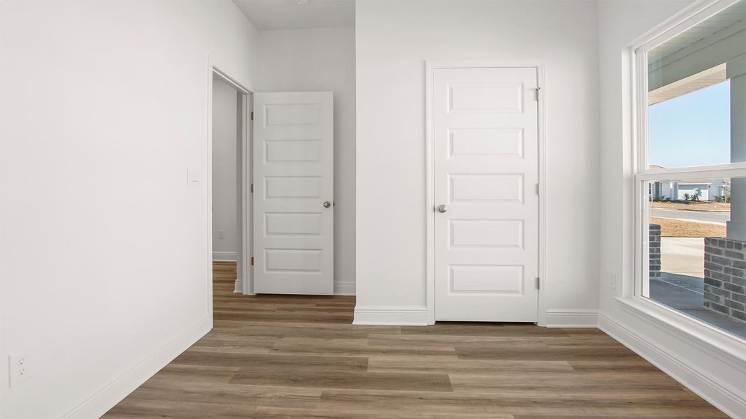 Representative unfurnished interior of a home built from the Riverside by D.R. Horton in Owl's Head Farms, Freeport (Image 29). Representative unfurnished interior of a home built from the Riverside by D.R. Horton in Owl's Head Farms, Freeport (Image 29).