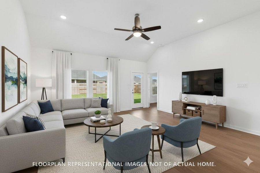 Furnished interior view inside a new home in Moran Ranch, Willis (Image 14). Furnished interior view inside a new home in Moran Ranch, Willis (Image 14).
